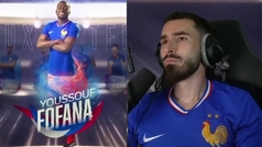Reaccion de YouTuber francs al ver un jugador sorpresa de vuelta en la seleccin francesa
