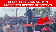 Backstage video reveals Secret Service agent's action moments before Trump shooting