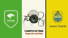 Resumen del Unicaja-Lenovo Tenerife de cuartos de final de la Liga Endesa