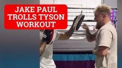 Jake Paul trolls Mike Tyson workout videos in savage Instagram post
