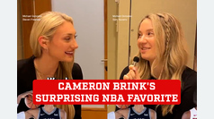 Cameron Brink knows very well who his favorite NBA player is, you'd never guess who he is