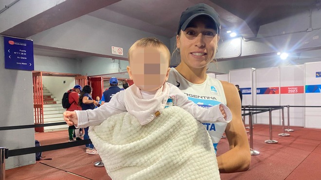 Belen Casseta sobre Lina (su bebé): "Ella es mi medalla de oro principal y la mejor de mi vida" ABIGAIL PARRA/ENVIADA ESPECIAL