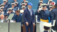 White House says Biden is 'fine' after he tripped and fell on stage at Air Force graduation