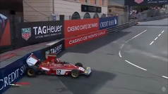 Leclerc la lía en Mónaco y estrella el mítico Ferrari de Lauda