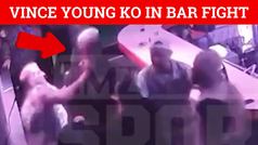 Vince Young gets knocked out during violent bar fight in leaked security cam footage