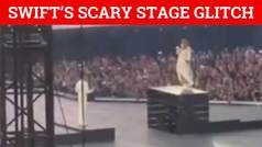 Taylor Swift had to be saved from high platform after stage glitch in Dublin