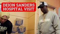 Deion Sanders shares his experience with young Colorado fan in hospital 