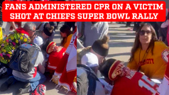 Video shows the moment fans administered CPR on a victim shot after Chiefs Super Bowl Rally