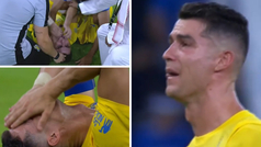  Cristiano Ronaldo se hunde tras perder la Copa saud en los penaltis: no se le haba visto as!