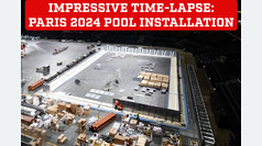 Impressive time-lapse: Installation of the swimming pools for the Paris 2024 Olympic Games