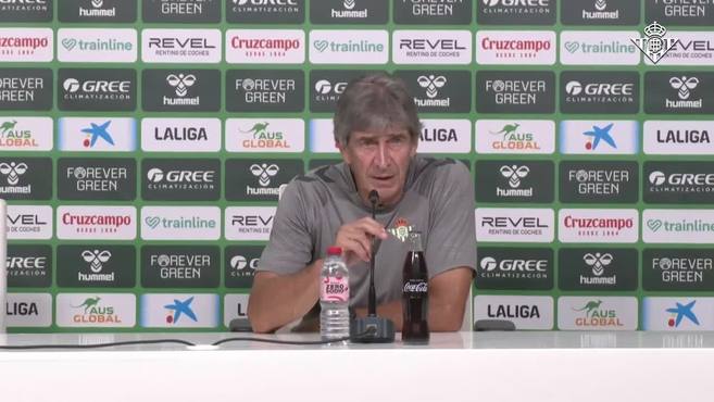 Pellegrini: "El del Alavés no es un partido trampa, es un rival muy difícil que nos eliminó en la Copa"