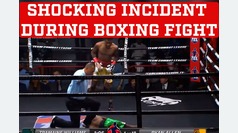 Scary situation after knockout in boxing fight