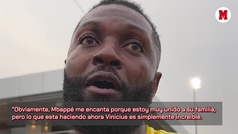 Adebayor: "Estoy muy unido a Mbapp, pero creo que Vinicius ganar el Baln de Oro"