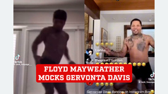 Floyd Mayweather mocks Gervonta Davis with a video where he unconventional dance moves