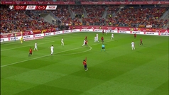 Gol de Dani Olmo (1-0) en el España 3-0 Noruega
