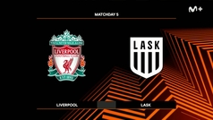 El Liverpool golea al LASK y asegura el primer puesto