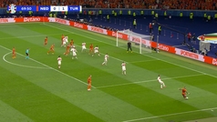 Gol de De Vrij (1-1) en el Pases Bajos 2-1 Turqua