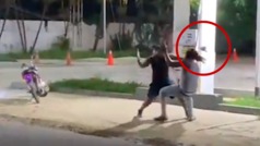 Repblica Dominicana: Hombre pierde la mano durante pelea a machetazos en una gasolinera