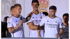 Toni Kroos nombra a Federico Valverde como el heredero de su dorsal '8' en festejos del Real Madrid
