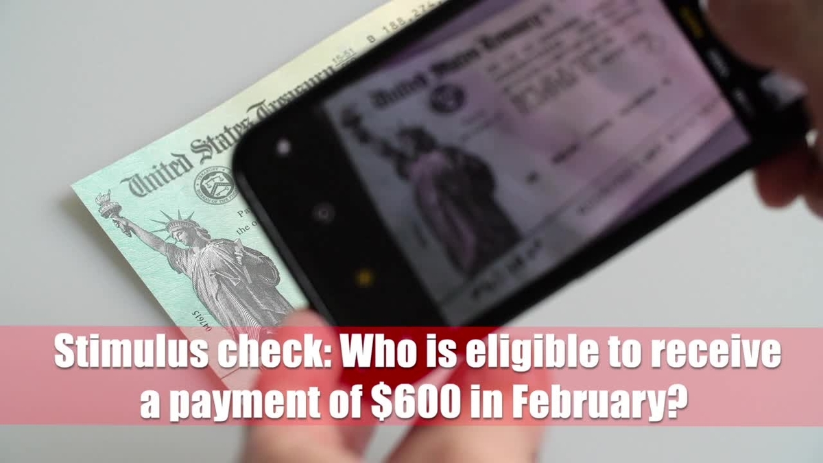 Stimulus check: Who is eligible to receive a payment of $600 in February?