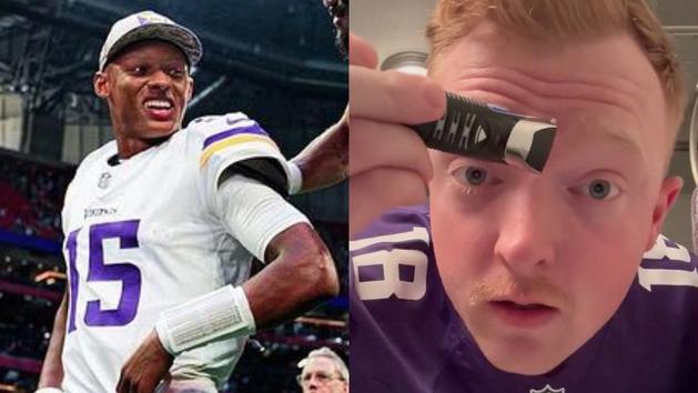 Josh Dobbs' incredible debut inspired Vikings fan to shave his eyebrows ...