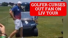 Ian Poulter tells LIV golf fan to "shut the f*ck up" - VIDEO
