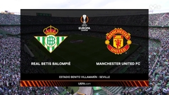 UEFA Europa League (octavos, vuelta): Resumen y gol del Betis 0-1 Manchester United