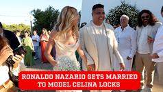 Ronaldo Nazario's stunning wedding ceremony in Ibiza