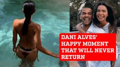 VIDEO: Dani Alves and Joana Sanz's happy moment that will never return
