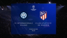 Inter 1-0 Atlético de Madrid: resumen y goles | Liga de Campeones (Octavos de final, ida)