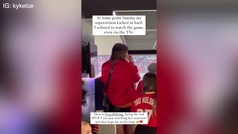 Kylie Kelce se negó a ver a Travis Kelce durante el Super Bowl en la suite VIP