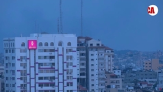 Israel declara el estado de guerra: un edificio de Gaza, demolido en 10 segundos