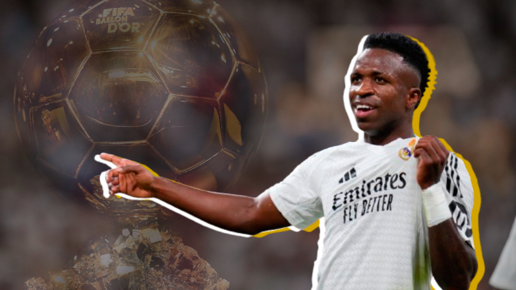 Vinicius se viste de oro en París