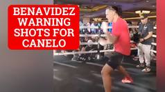 David Benavidez shows Canelo Alvarez how much damage he could do in 7 seconds