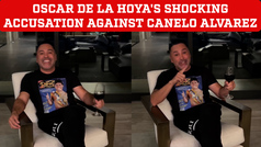 Oscar De La Hoya's serious accusation to provoke Canelo Alvarez