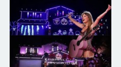 Will Taylor Swift approve of the light show they put on for 'Who's Afraid of Little Old Me' for Halloween?