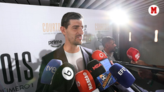 Courtois: "Hay que tirarme mucho para marcarme un gol"