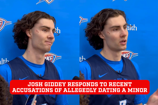 Chet Holmgren and Thunder fans show support for Josh Giddey amid ...