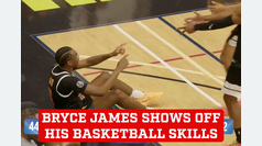 Bryce James shows that he plays better basketball than his brother Bronny