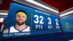 Klay Thompson elimina a Doncic de los Playoffs NBA con 8 triples
