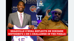 Shaquille O'neal reflects on Dikembe Mutombo's 1-on-1 challenge in the finals