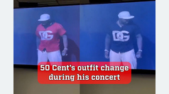 50 Cent's stunning outfit transformation 'stole' his own show