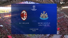 Milan (0) - Newcastle (0): resumen, resultado y goles de la fase de grupos de Champions League