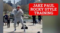 Jake Paul recreates Rocky training video to prepare for Mike Tyson fight