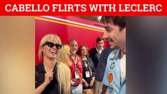 Camila Cabello's flirty interaction with Charles Leclerc at Miami GP
