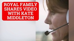 Kate Middleton seen in video released by Kensington Palace for Armed Forces Day
