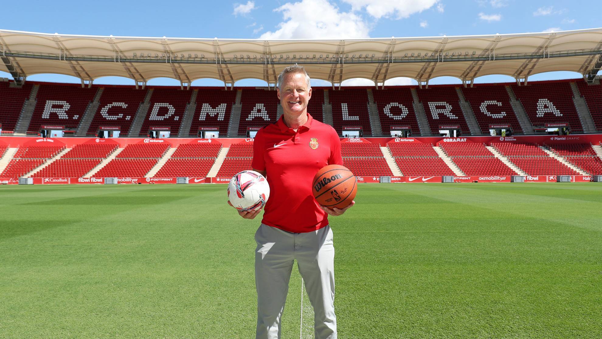 Steve Kerr nueve anillos en NBA en el Real Club Deportivo Mallorca Kamala Harris tiene la dignidad que Donald Trump no tiene