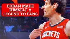 Boban Marjanovic misses free throw to win free chicken for opposing fans and become a legend