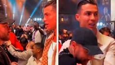 Cristiano Ronaldo y Neymar Jr. Protagonizan el abrazo ms viral en la pelea Fury vs. Usyk