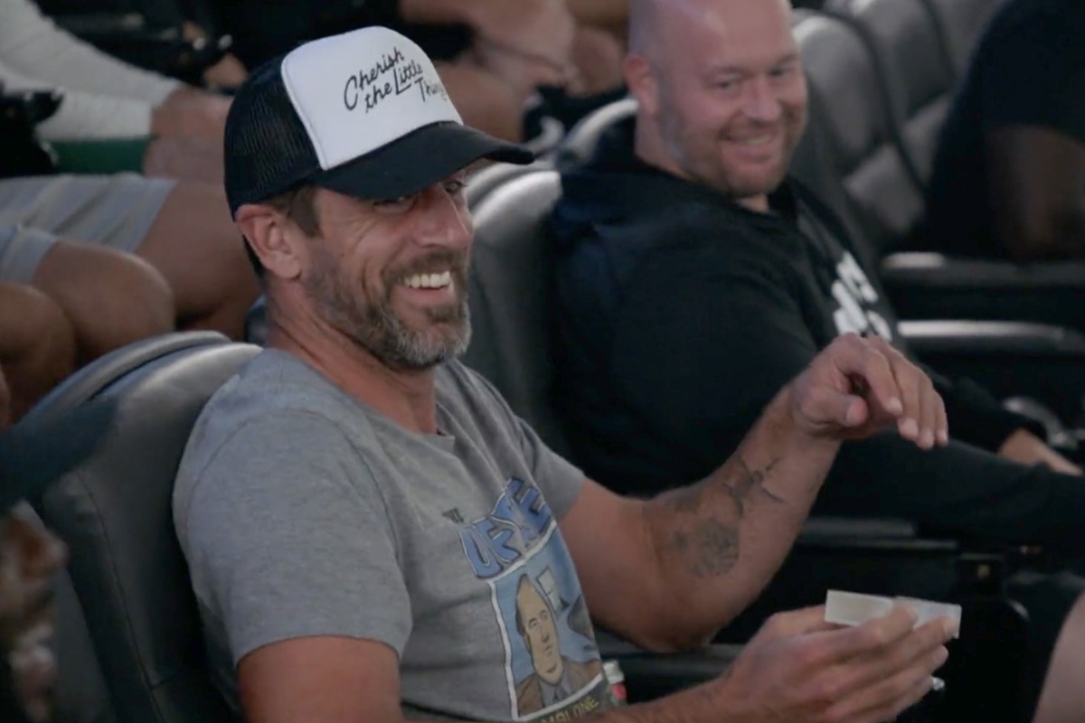 Aaron Rodgers fanboys hard after meeting voice of God Liev Schreiber on Hard  Knocks